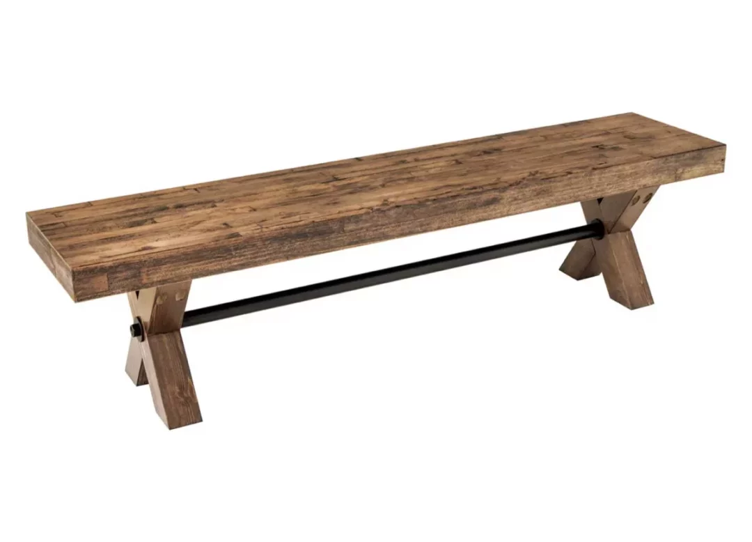 Banc de séjour 180 cm en bois de pin