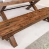 Banc de séjour 180 cm en bois de pin