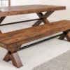 Banc de séjour 180 cm en bois de pin