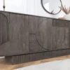 Buffet 170cm en bois de manguier décor 3d
