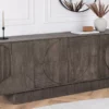 Buffet 170cm en bois de manguier décor 3d