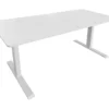 Bureau blanc 140cm relevable
