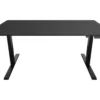 Bureau 140 cm relevable gris anthracite