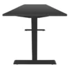 Bureau 140 cm relevable gris anthracite