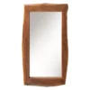 Miroir rectangulaire en bois d'acacia massif 160cm de haut
