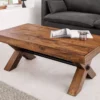 Table basse rectangulaire en bois de pin 110 cm