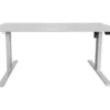Bureau blanc 140cm relevable