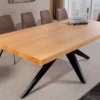 Table à manger en bois aspect chêne 200cm