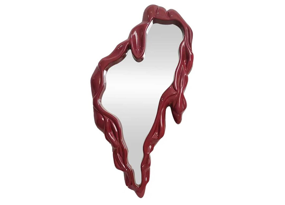 Miroir organique expressif pour intérieur contemporain