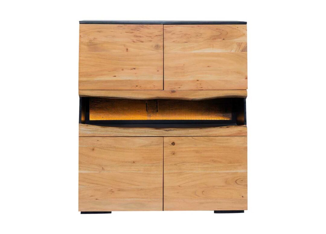 buffet haut acacia massif 120 cm