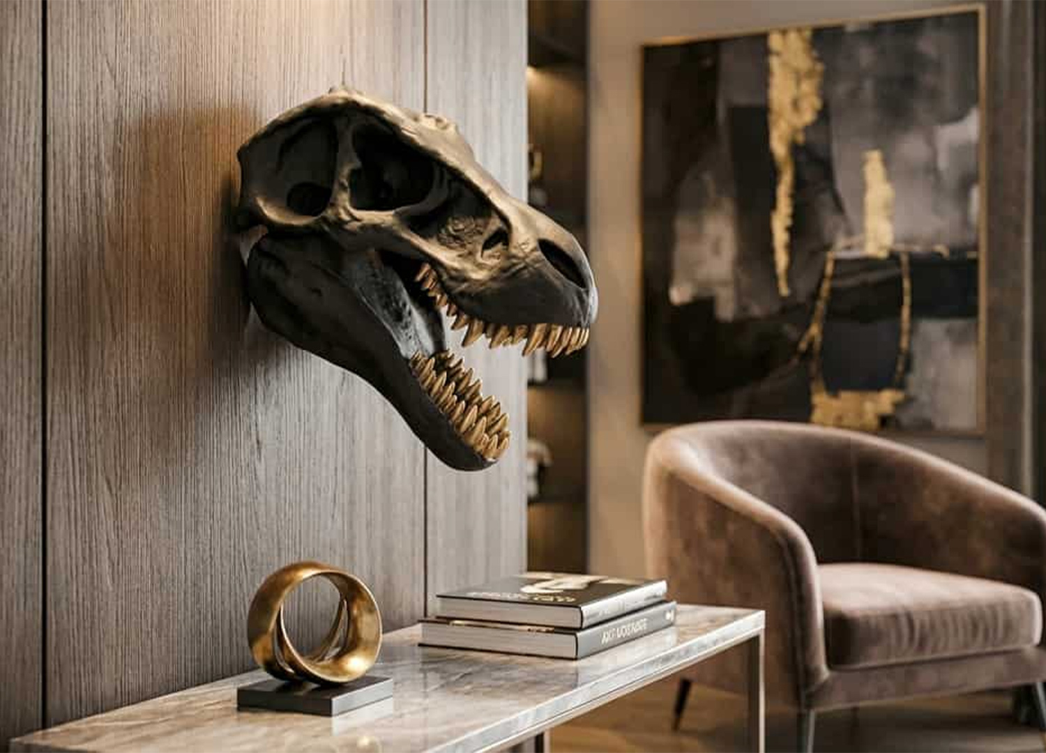 décoration murale T-Rex