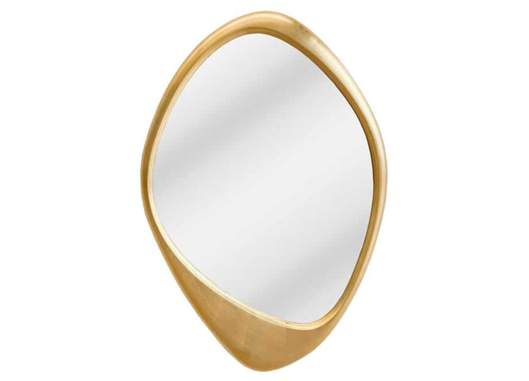 miroir mural chic doré