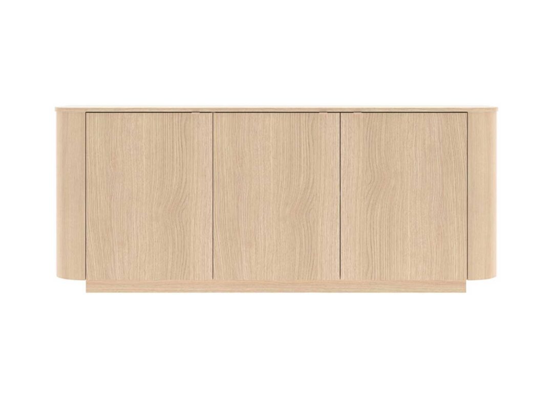 buffet bois clair contemporain 180 cm