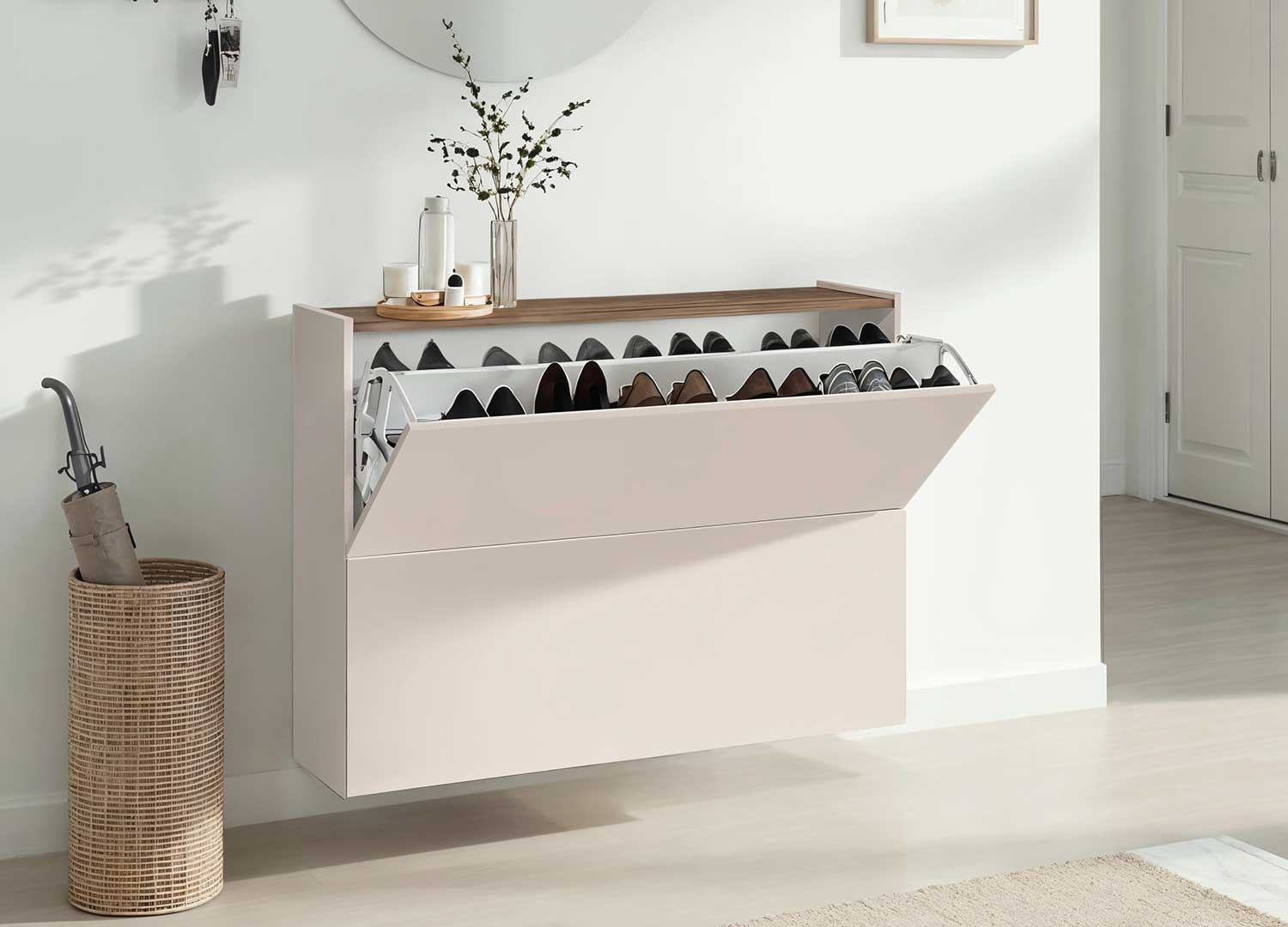 meuble chaussures gain de place