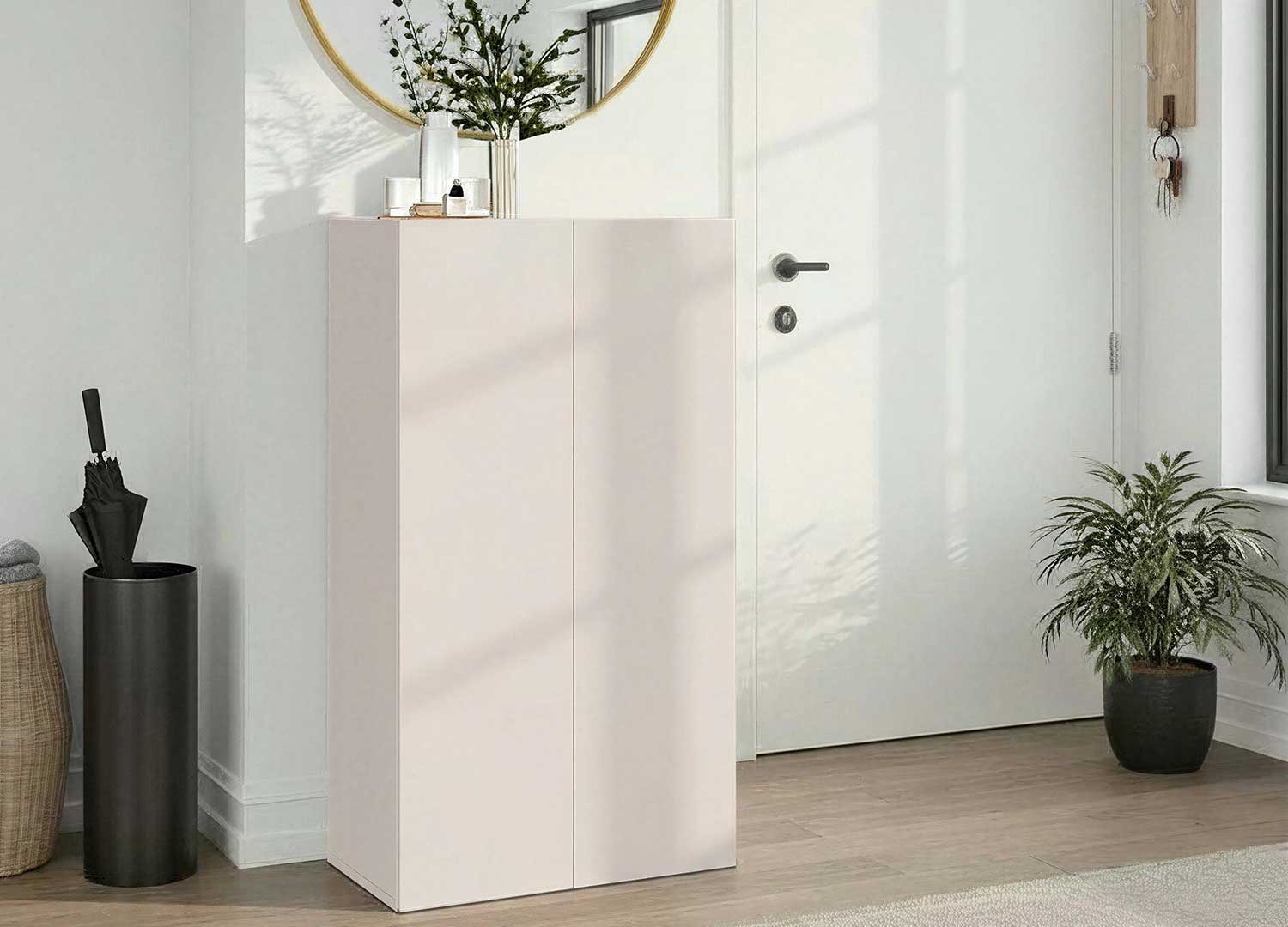 meuble à chaussures 2 portes