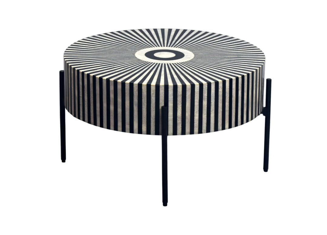 table basse graphique salon contemporain