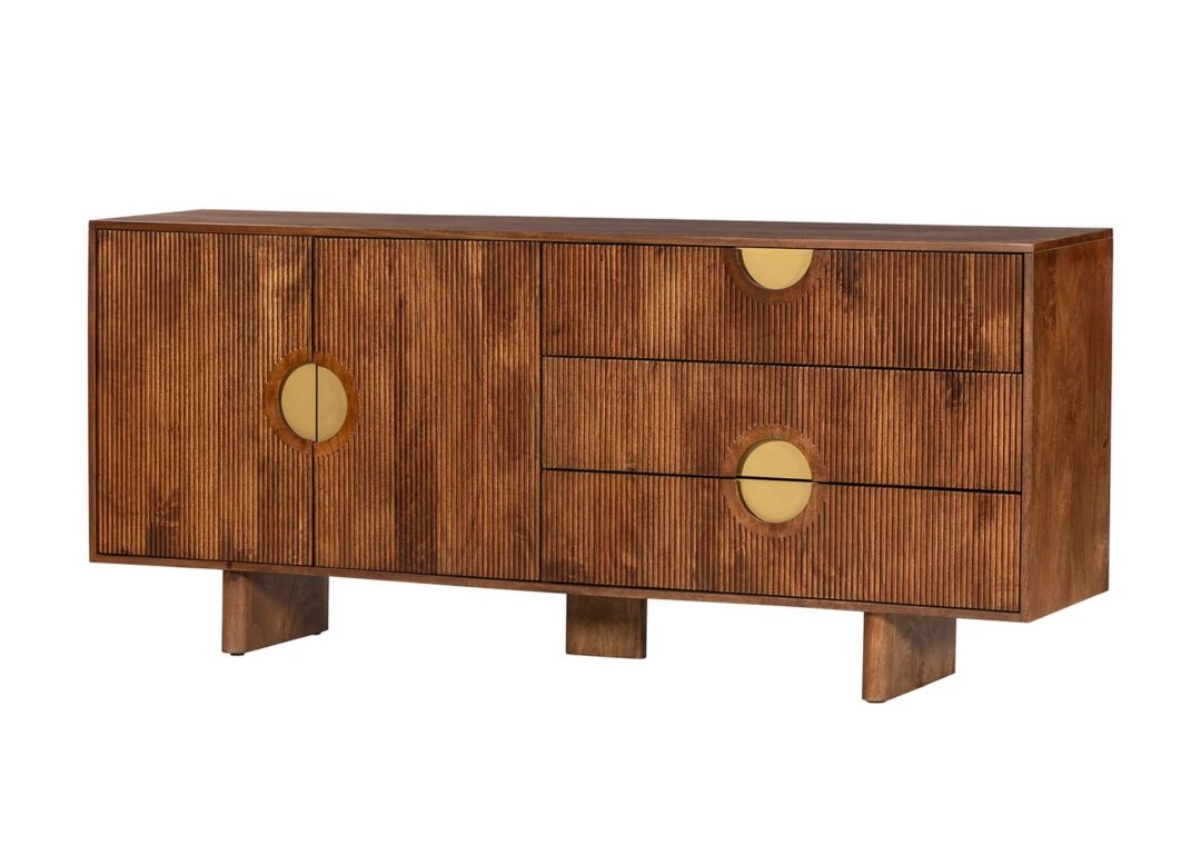 Meuble buffet en manguier massif moderne