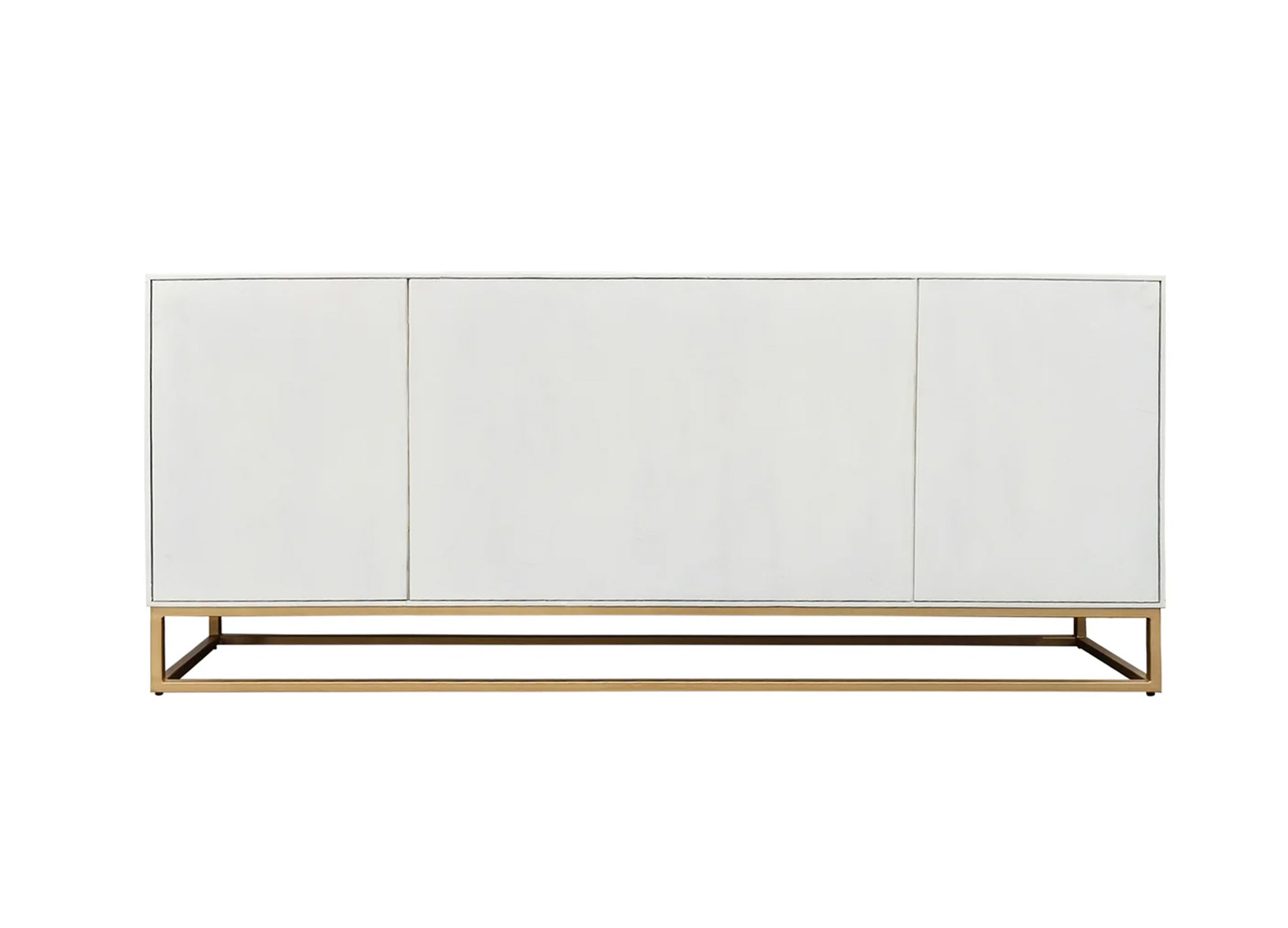 Meuble buffet moderne en manguier blanc