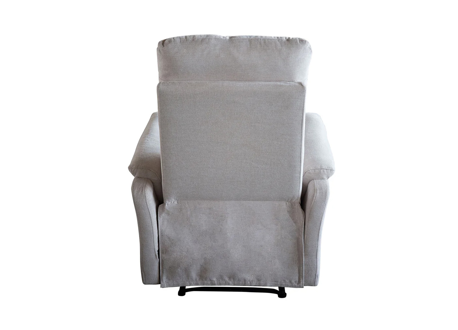 Vue arrière du fauteuil relax électrique CINÉA beige avec dossier haut