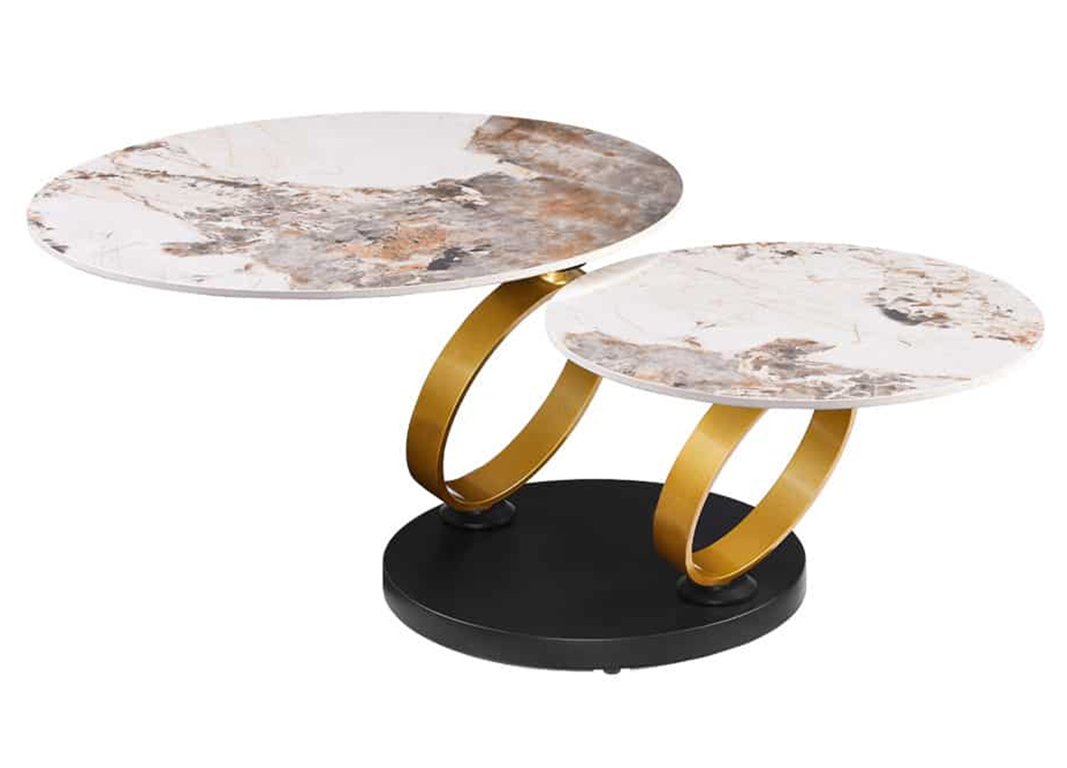Table basse pivotante design